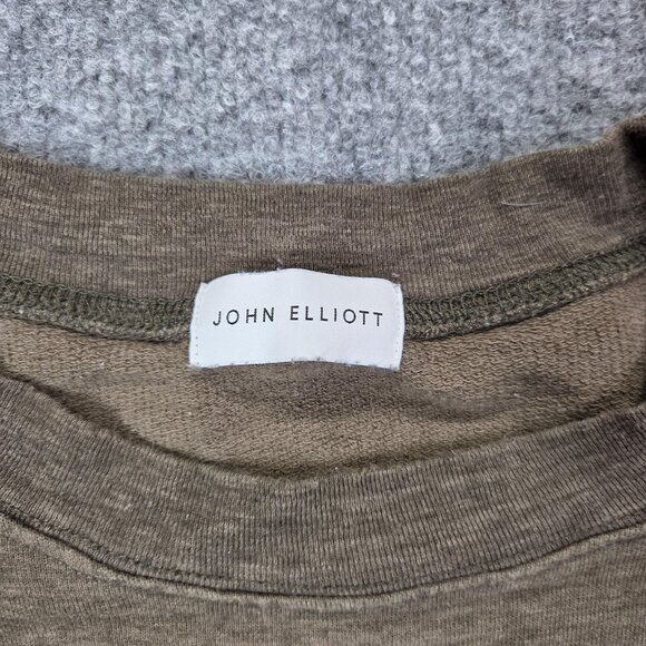 John Elliott‎ Sweater Mens Large Crewneck Pullover Made in USA Lightweight - Picture 2 of 9